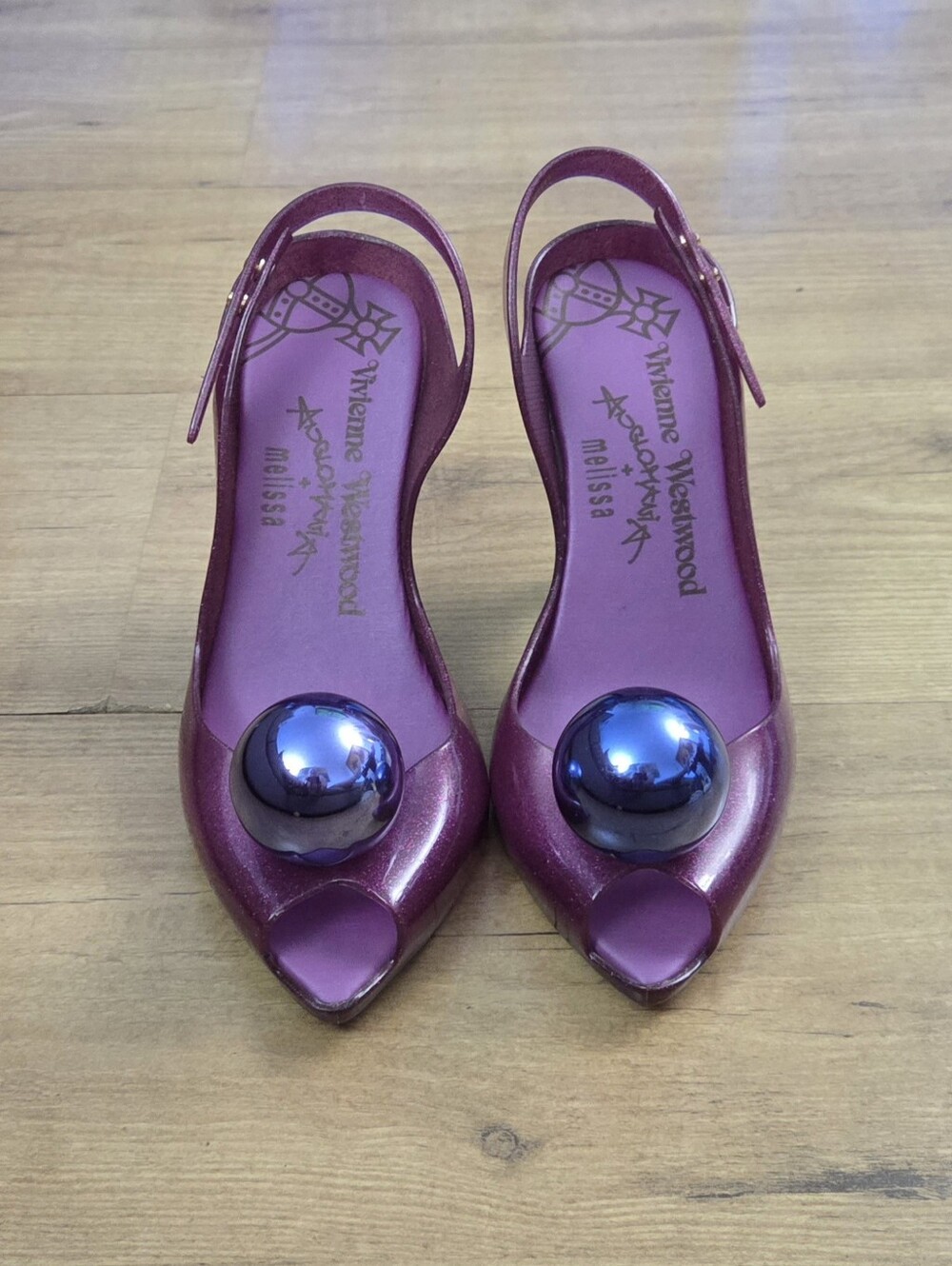 Melissa x Vivienne Westwood Lady Dragon Globe Heels - Picture 3 of 14